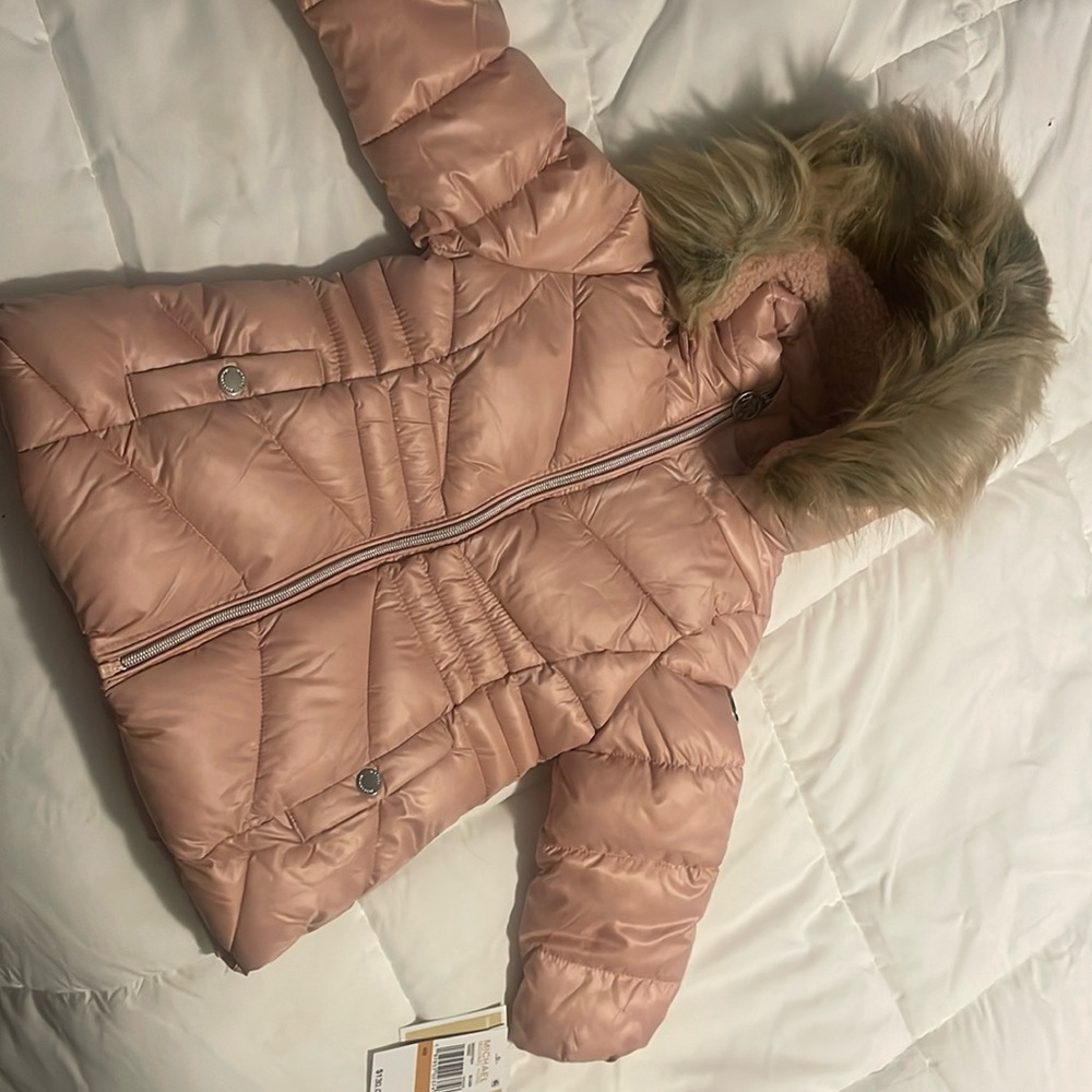 *New* MICHAEL by Michael Kors Girls 3T Blush Winter Coat